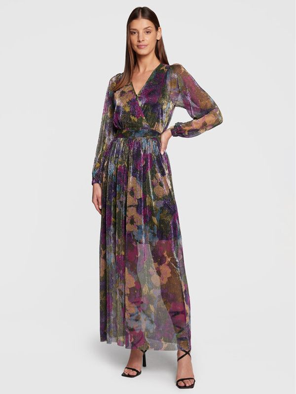 NAF NAF NAF NAF Коктейлна рокля Solaro THNR174A Виолетов Regular Fit