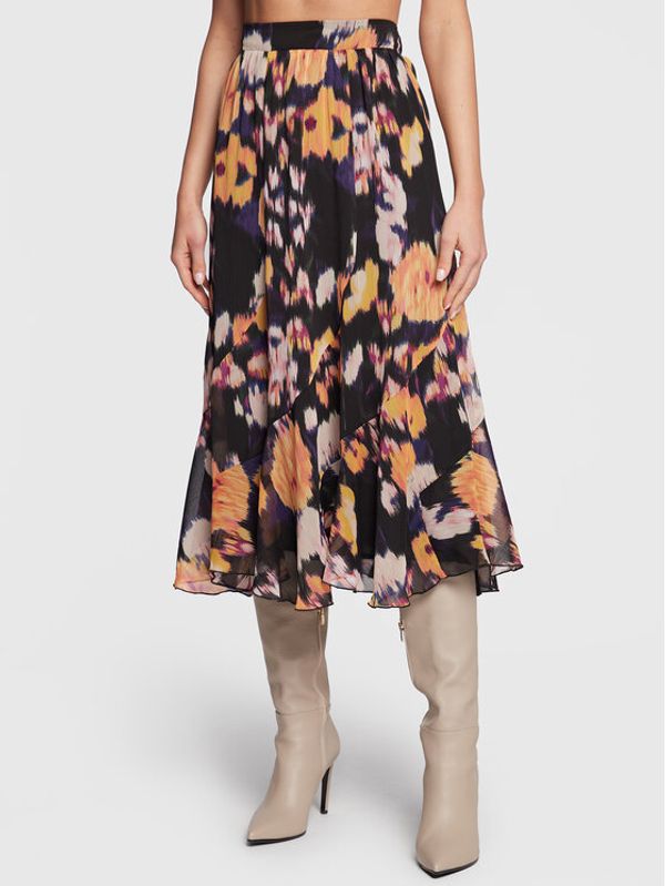 NAF NAF NAF NAF Миди пола Voyage THNJ78A Черен Regular Fit