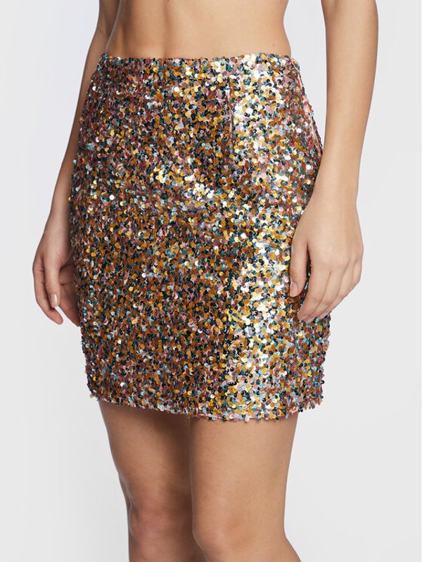 NAF NAF NAF NAF Мини пола Kneon THNJ20 Цветен Regular Fit