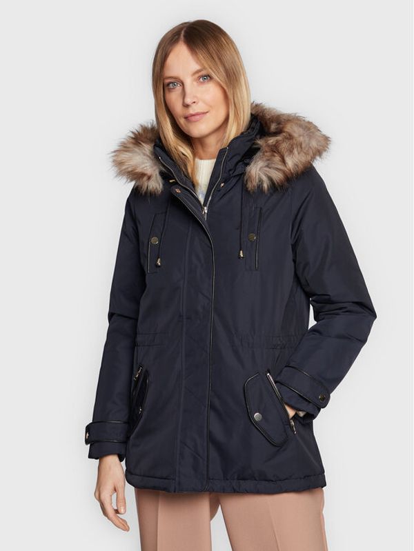 NAF NAF NAF NAF Парка Buparkie THNK7 Тъмносин Regular Fit