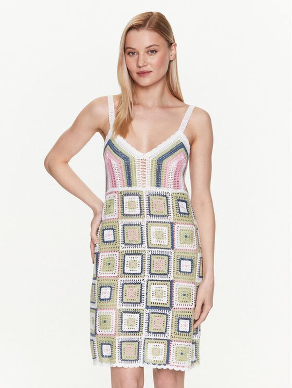 NAF NAF NAF NAF Плетена рокля Mbohemia XENR10 Зелен Regular Fit