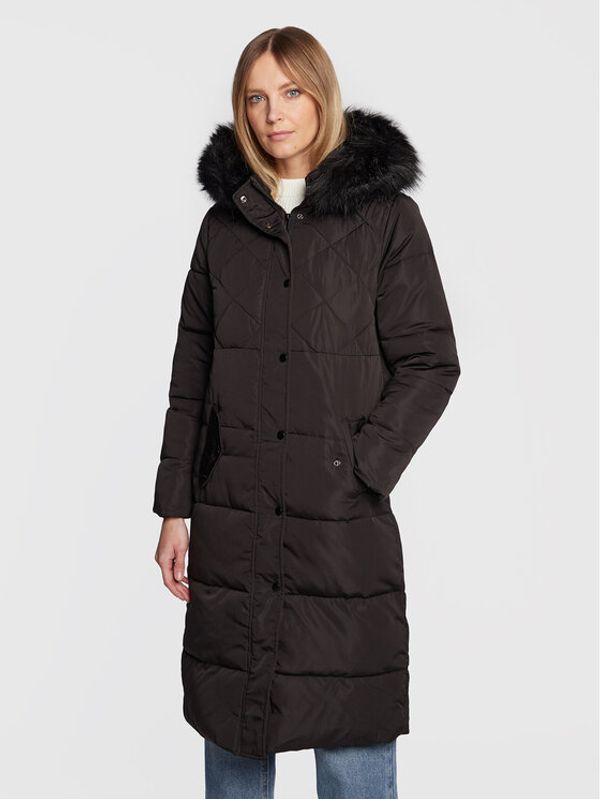 NAF NAF NAF NAF Пухено яке Bucarrey THNK12 Черен Regular Fit