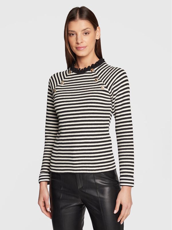 NAF NAF NAF NAF Пуловер Lyla THNT152A Бежов Regular Fit