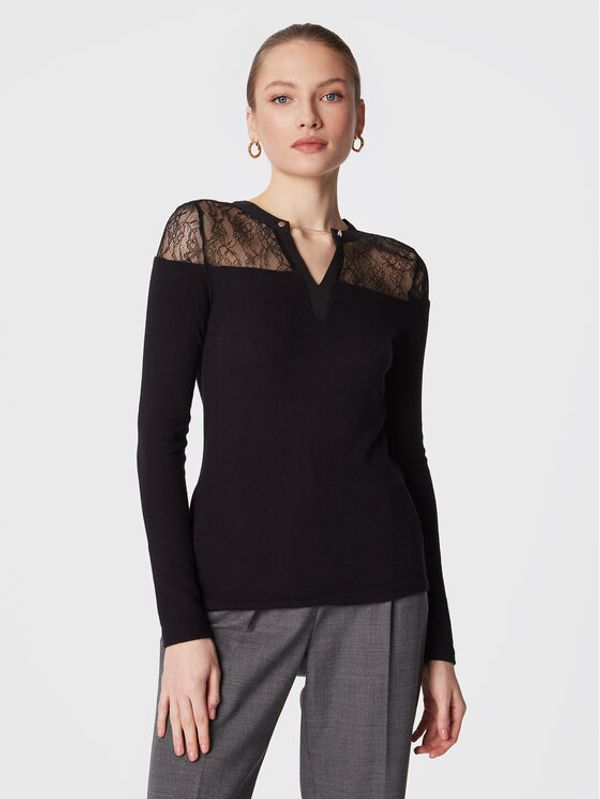 NAF NAF NAF NAF Пуловер Minna ML THNT185A Черен Regular Fit