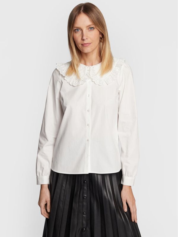 NAF NAF NAF NAF Риза Noe THNC59A Бял Regular Fit