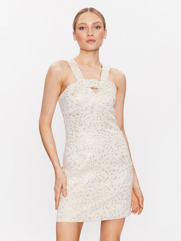 NAF NAF NAF NAF Рокля Epivoine XENR32 Екрю Regular Fit