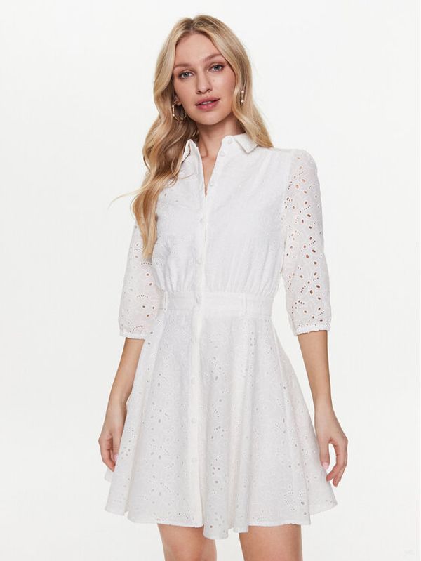 NAF NAF NAF NAF Рокля Evual XENR81 Екрю Regular Fit