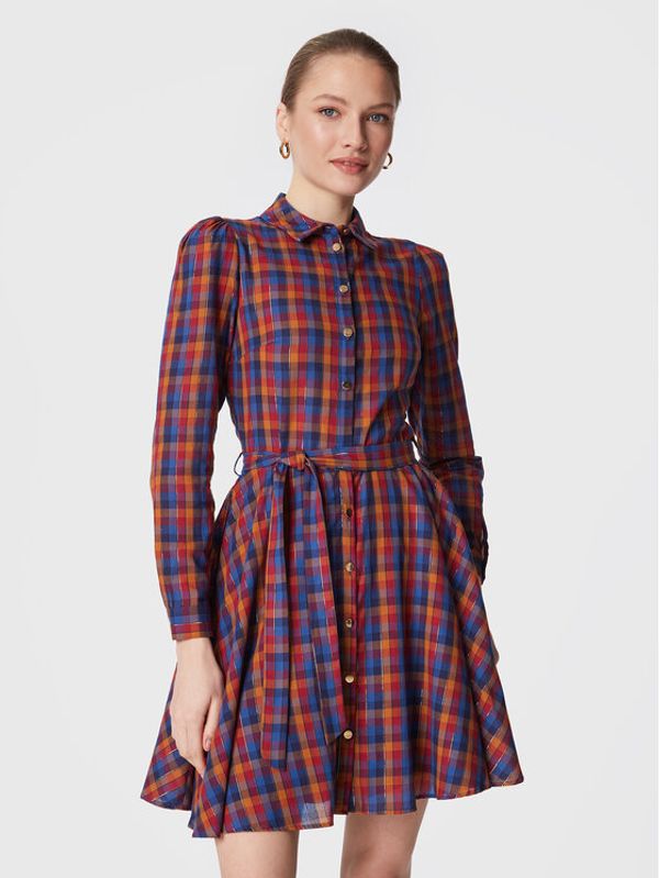 NAF NAF NAF NAF Рокля тип риза Farmer R1 THNR157A Цветен Regular Fit