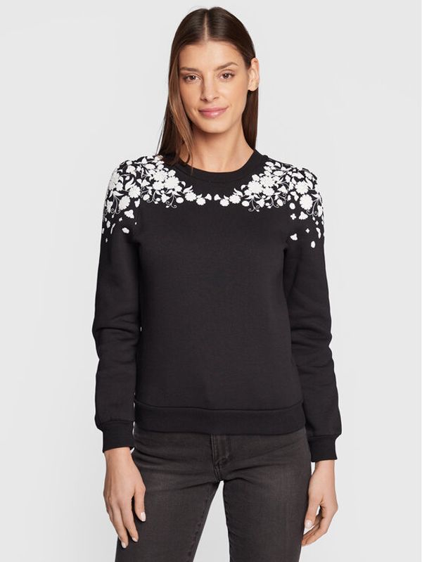 NAF NAF NAF NAF Суитшърт Oline THNS16A Черен Regular Fit