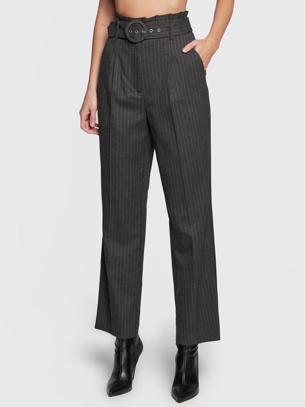 NAF NAF NAF NAF Текстилни панталони Diploma THNP66A Сив Regular Fit