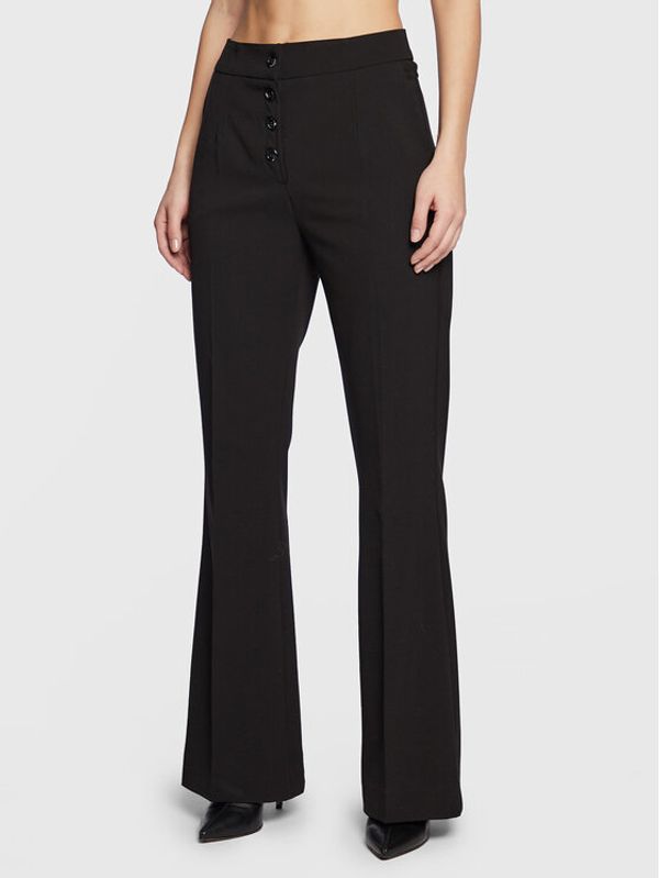 NAF NAF NAF NAF Текстилни панталони Emilia THNP30 Черен Regular Fit