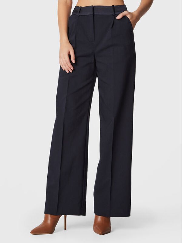 NAF NAF NAF NAF Текстилни панталони Everly THNP40 Тъмносин Regular Fit