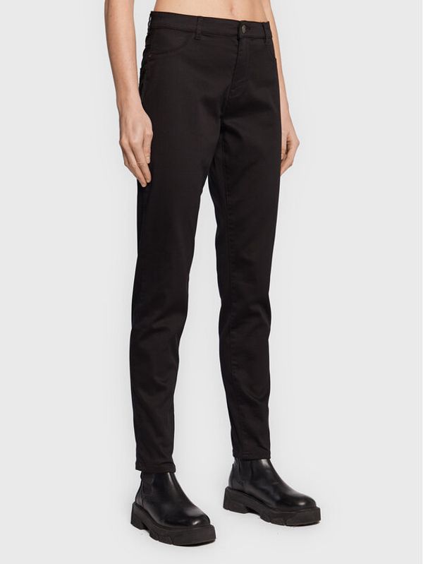 NAF NAF NAF NAF Текстилни панталони Fpower THNP3 Черен Skinny Fit