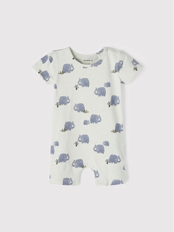 NAME IT NAME IT Бебешки гащеризон без стъпала 13203211 Зелен Regular Fit