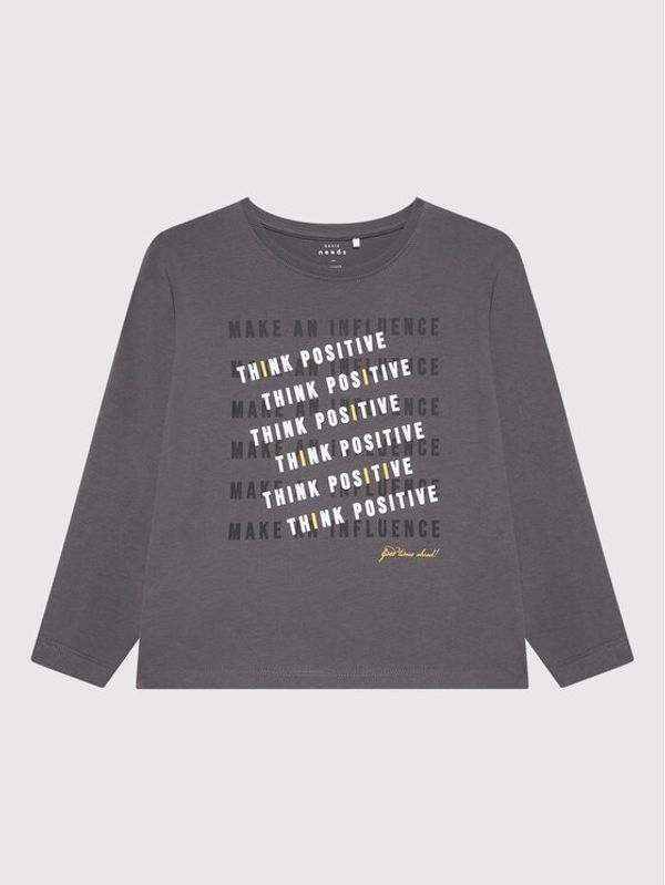 NAME IT NAME IT Блуза 13197734 Сив Regular Fit