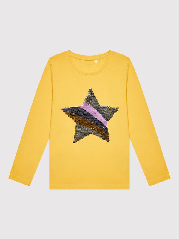 NAME IT NAME IT Блуза 13198933 Жълт Regular Fit