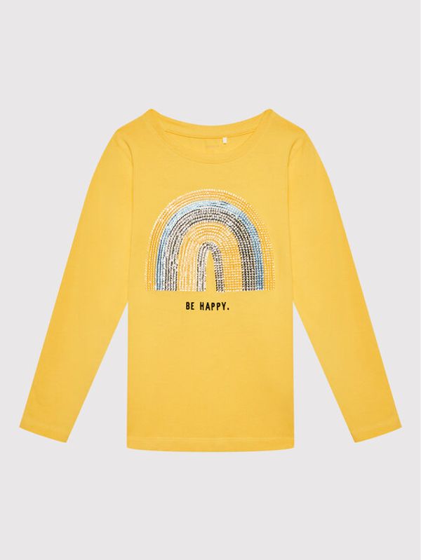 NAME IT NAME IT Блуза 13198937 Жълт Regular Fit