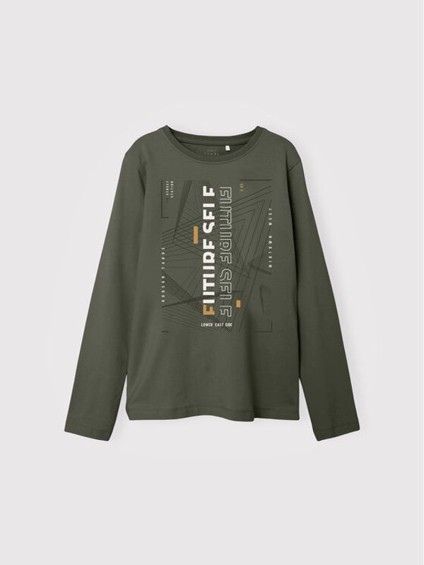 NAME IT NAME IT Блуза 13204619 Зелен Regular Fit