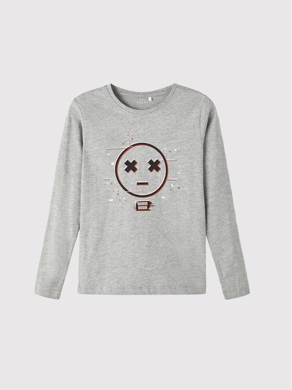 NAME IT NAME IT Блуза 13204623 Сив Regular Fit