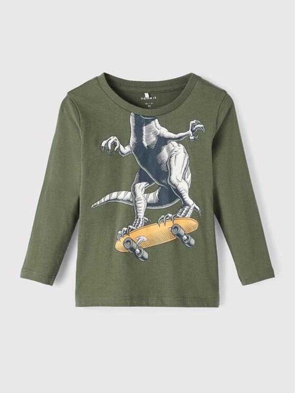 NAME IT NAME IT Блуза 13205923 Зелен Regular Fit