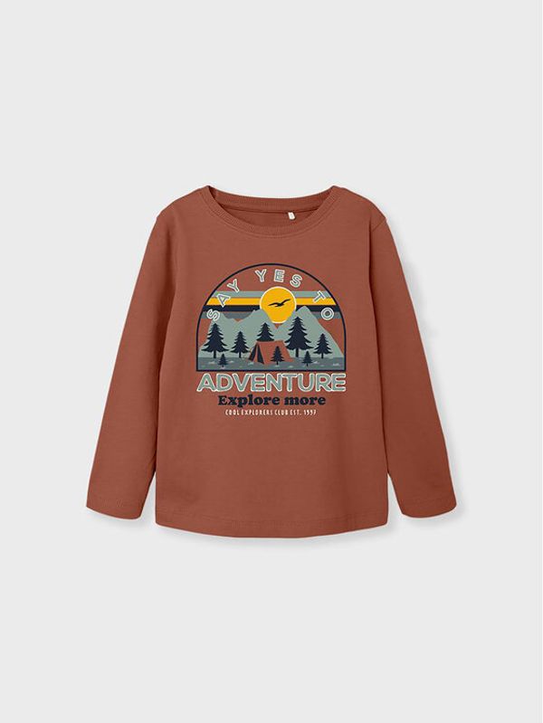 NAME IT NAME IT Блуза 13206620 Кафяв Regular Fit