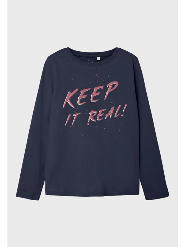 NAME IT NAME IT Блуза 13206667 Тъмносин Regular Fit