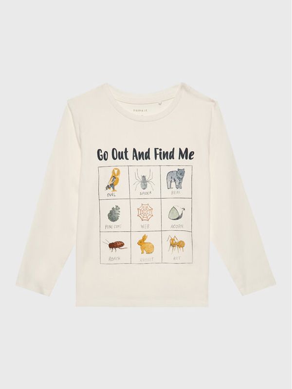 NAME IT NAME IT Блуза 13206798 Бял Regular Fit