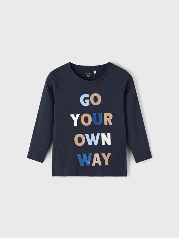 NAME IT NAME IT Блуза 13206893 Тъмносин Regular Fit