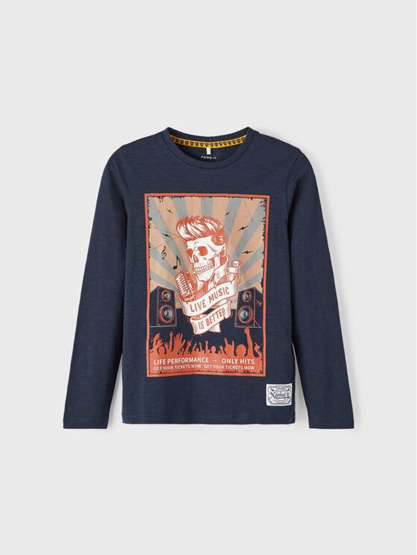 NAME IT NAME IT Блуза 13209337 Тъмносин Regular Fit