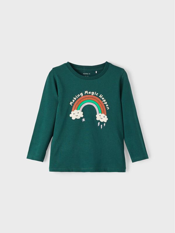 NAME IT NAME IT Блуза 13210313 Зелен Regular Fit