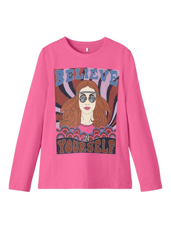 NAME IT NAME IT Блуза 13210656 Розов Regular Fit