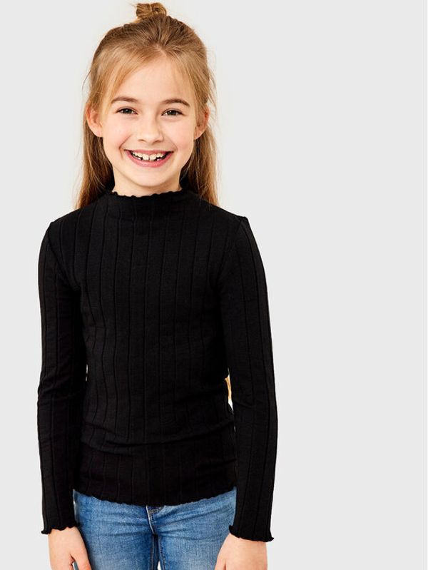 NAME IT NAME IT Блуза 13211597 Черен Slim Fit