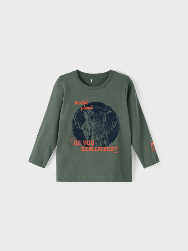 NAME IT NAME IT Блуза 13212502 Зелен Regular Fit