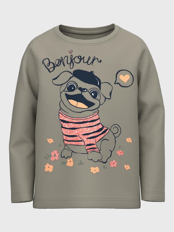 NAME IT NAME IT Блуза 13212527 Зелен Regular Fit