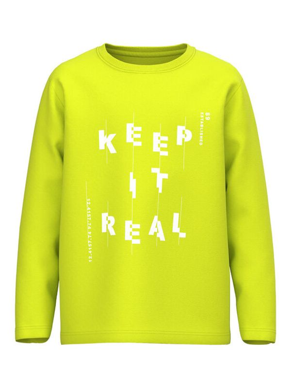 NAME IT NAME IT Блуза 13218786 Жълт Loose Fit