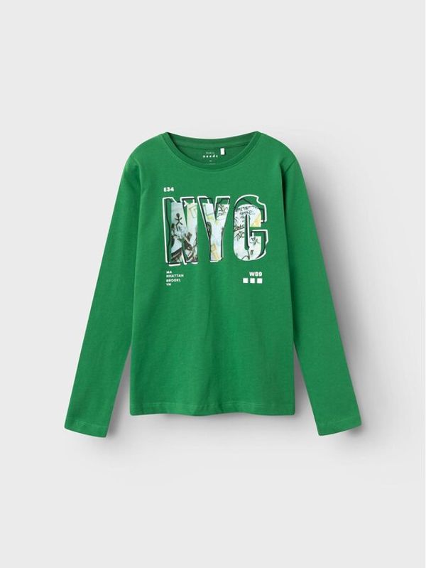 NAME IT NAME IT Блуза 13218796 Зелен Regular Fit