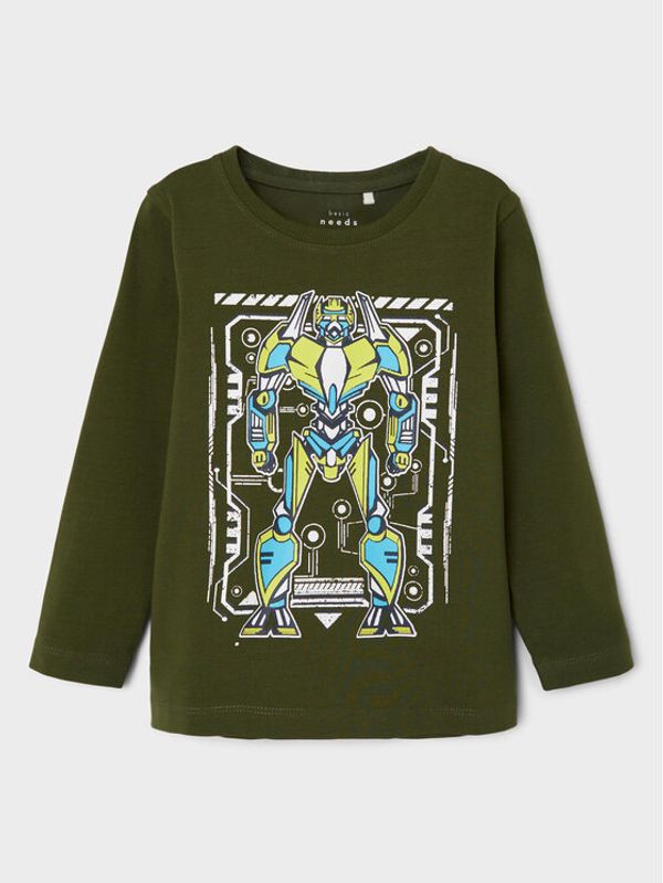 NAME IT NAME IT Блуза 13218856 Зелен Regular Fit