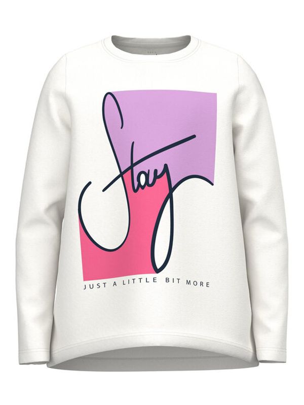 NAME IT NAME IT Блуза 13218897 Бял Relaxed Fit