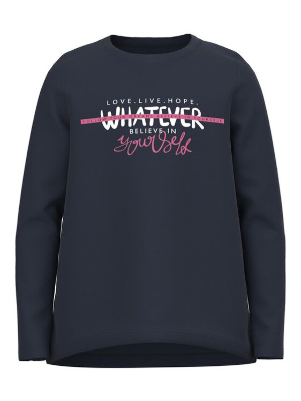 NAME IT NAME IT Блуза 13218897 Тъмносин Relaxed Fit