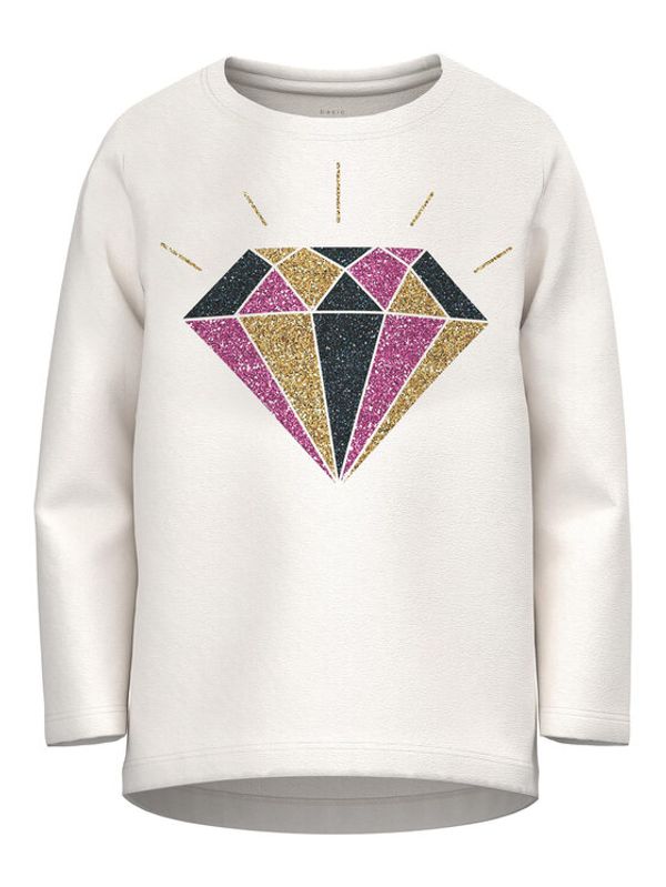 NAME IT NAME IT Блуза 13218932 Бял Regular Fit