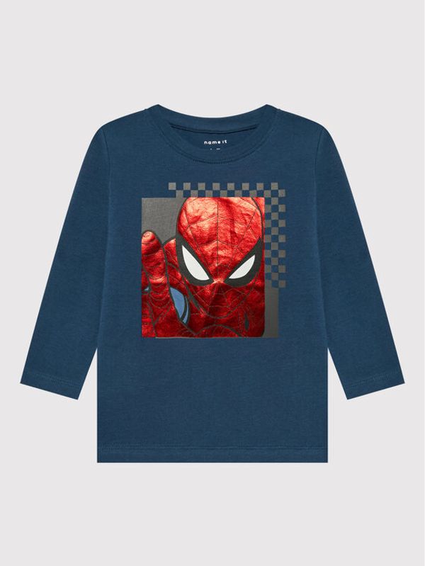 NAME IT NAME IT Блуза MARVEL 13198897 Тъмносин Regular Fit