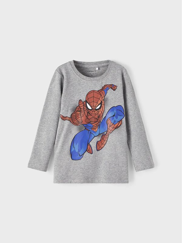 NAME IT NAME IT Блуза SPIDER-MAN 13210754 Сив Regular Fit