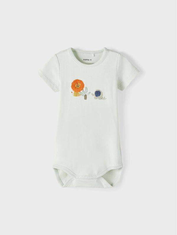 NAME IT NAME IT Боди 13203207 Зелен Regular Fit