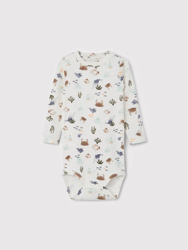 NAME IT NAME IT Детско боди 13203139 Бял Regular Fit