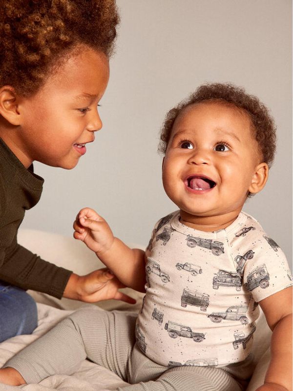 NAME IT NAME IT Детско боди 13203220 Бежов Regular Fit