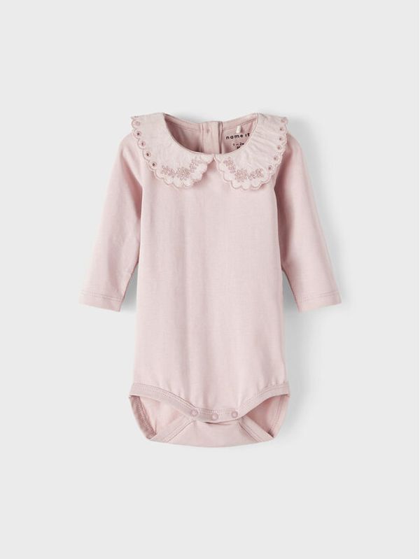 NAME IT NAME IT Детско боди 13205010 Розов Regular Fit