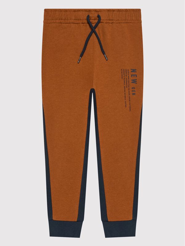 NAME IT NAME IT Долнище анцуг 13198136 Кафяв Regular Fit