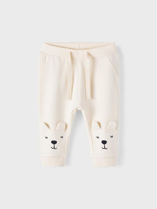 NAME IT NAME IT Долнище анцуг 13212722 Бял Regular Fit