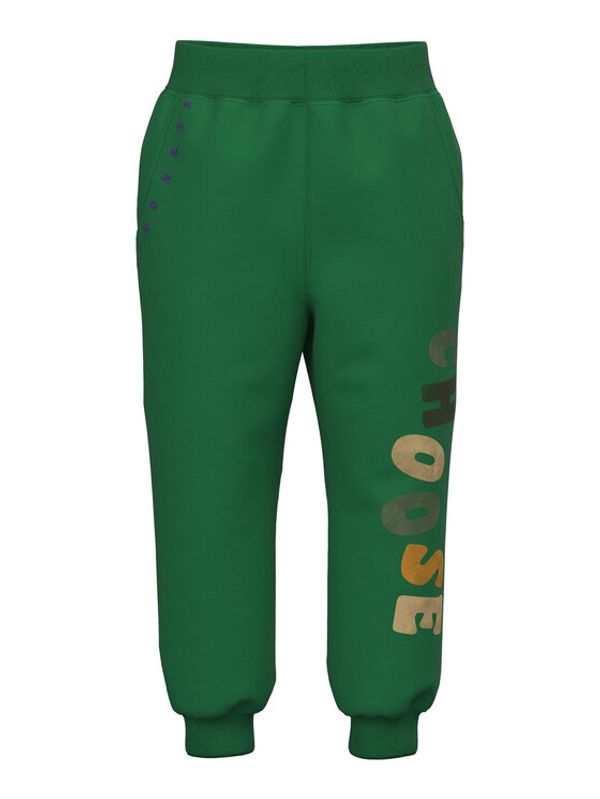 NAME IT NAME IT Долнище анцуг 13219374 Зелен Regular Fit