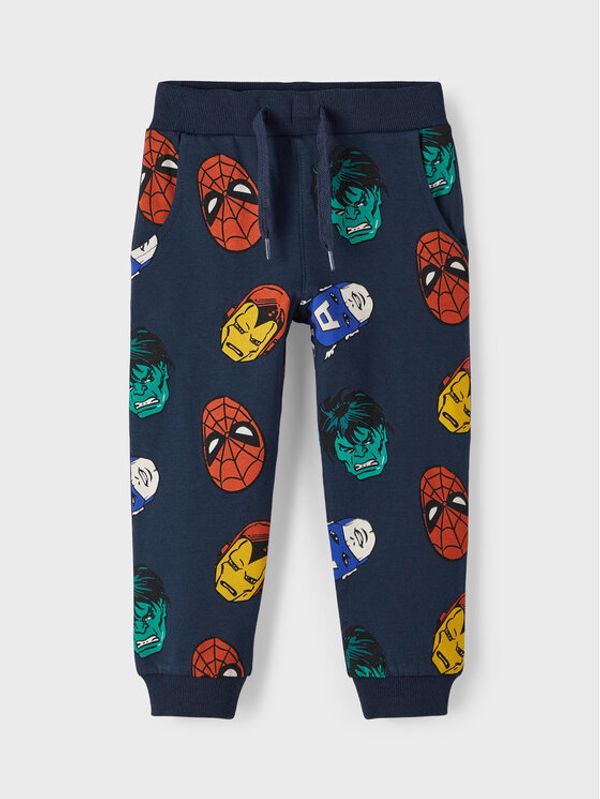 NAME IT NAME IT Долнище анцуг MARVEL 13210767 Тъмносин Regular Fit